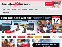 Tablet Screenshot of greatlakesace.com